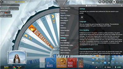 Ice Fishing Einstellungen Screenshot